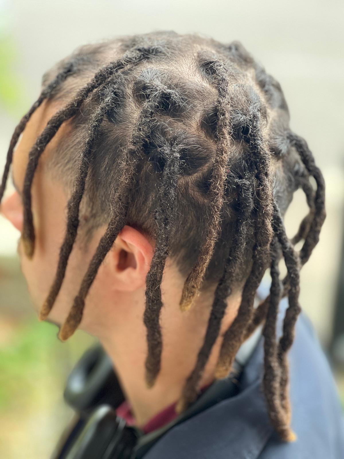crochet method on locs, dreadlocs